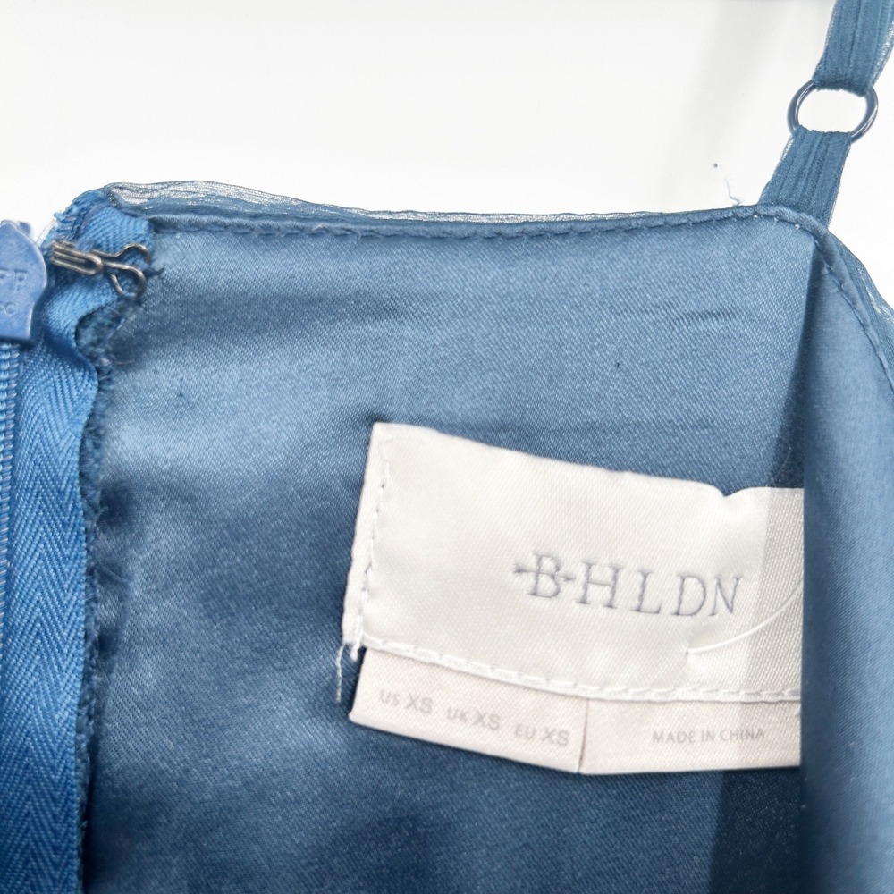 BHLDN Anthropologie Womens Bridgette Chiffon Bridesmaid Romantic Maxi Gown XS - Picture 5 of 9